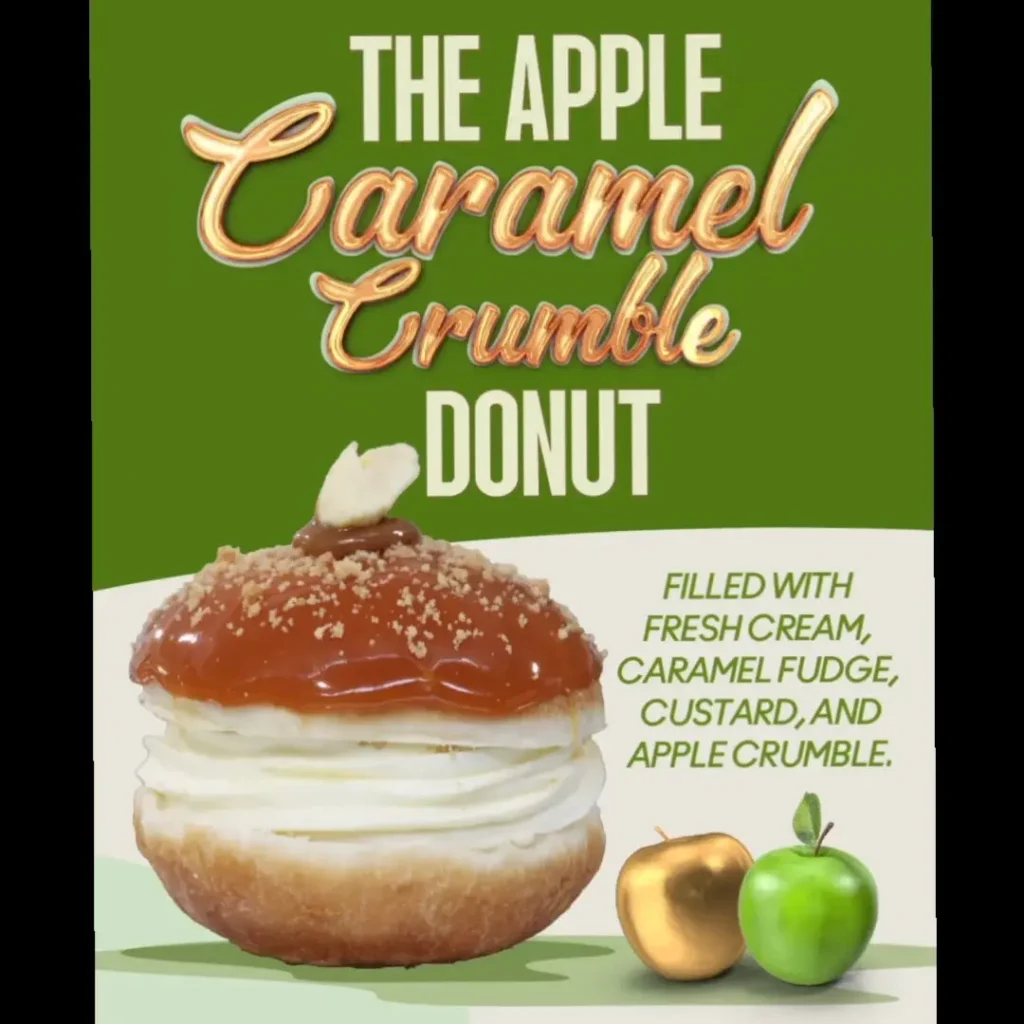 Apple Caramel Crumble Donut - July #dotm