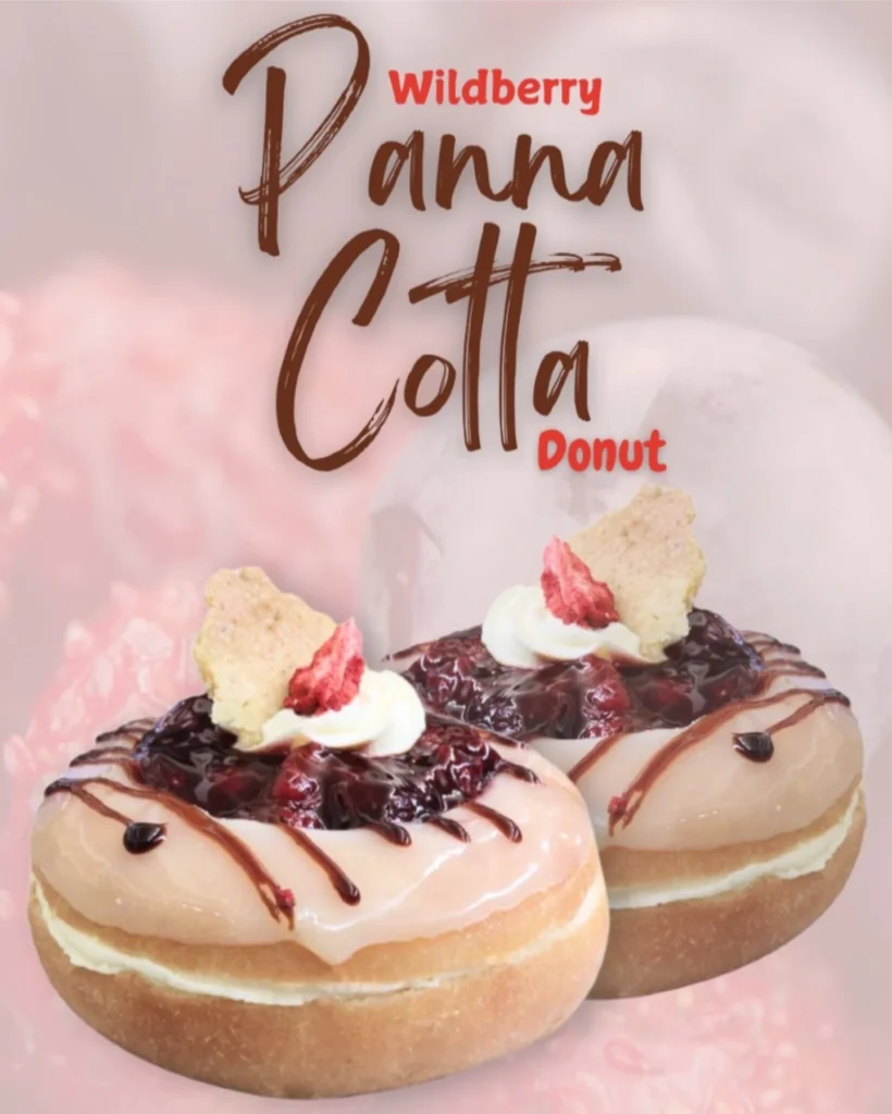 Wildberry Panna Cotta Donut
