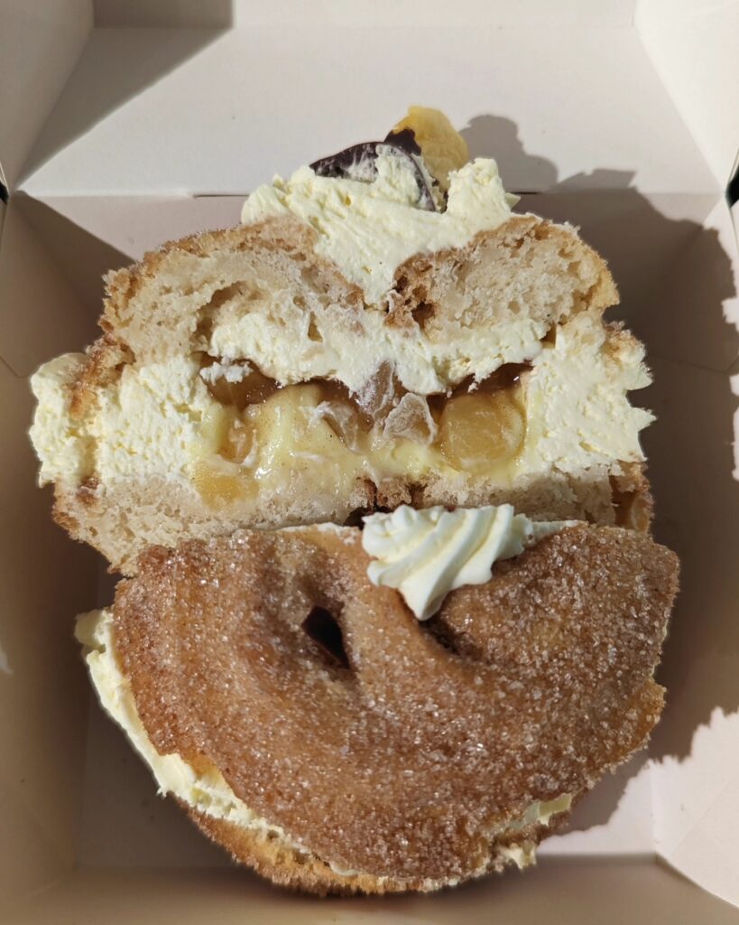 Apple Custard Churro Donut