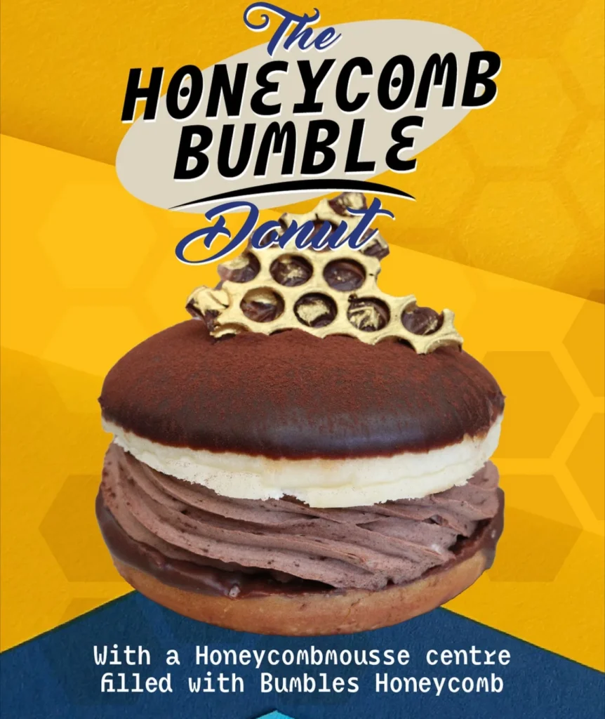 March donut of the month - the honeycomb bumble