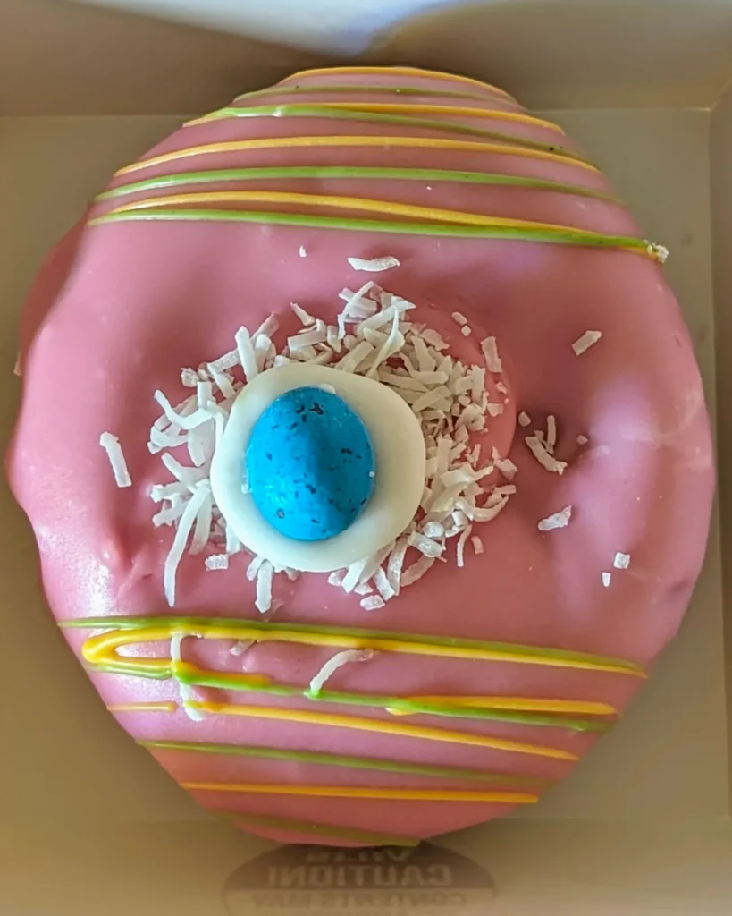 How cute is this Easter donut from !