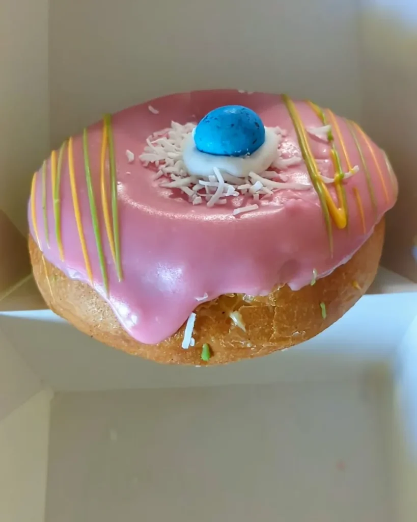 How cute is this Easter donut from !